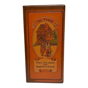 Vintage Cottagecore Faux Leather Picture Album